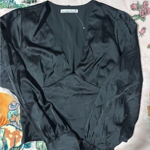 Abercrombie and fitch long sleeve blouse